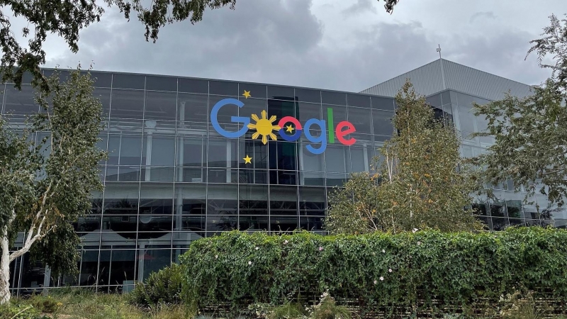 Imagen del exterior de la sede de Google en Mountain View, California, EEUU.