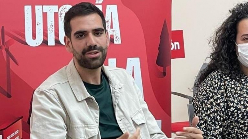 Víctor Camino, candidato a la secretaría general de las Juventudes Socialistas.