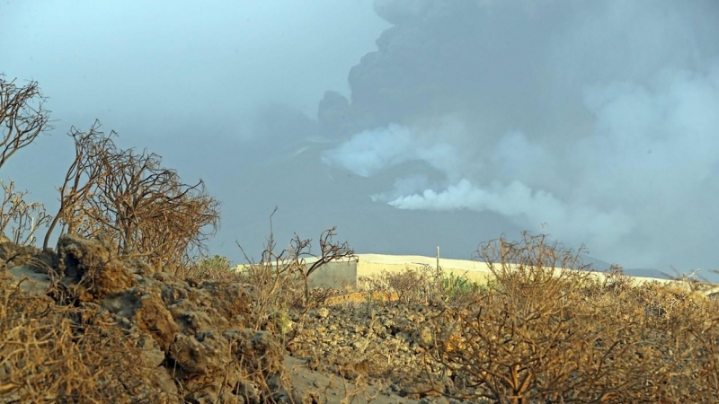 El volcán de Cumbre Vieja, en La Palma.