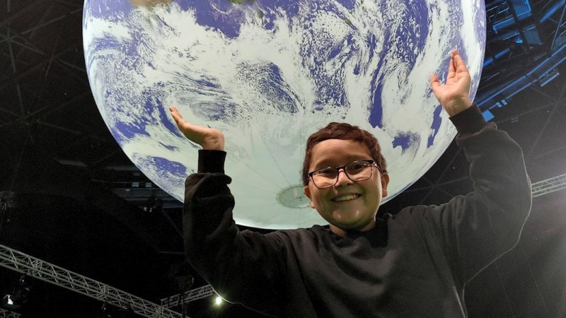 Francisco Vera, el colombiano de 12 años que despunta en la cumbre del clima