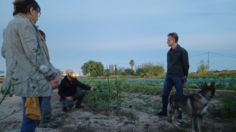 Una visita a productors que s'emmarca en el projecte 'Aliments de l'horta i el mar'.