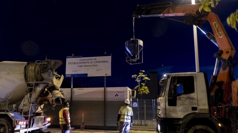 12/11/2021 Las obras de la escuela infantil de El Cañaveral, que se espera que terminen en agosto de 2022