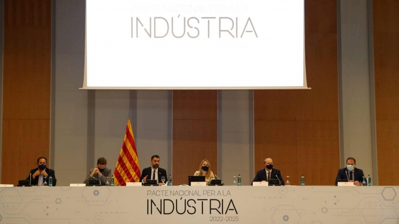 L'acte de presentació del Pacte Nacional per a la Indústria 2022-2025.