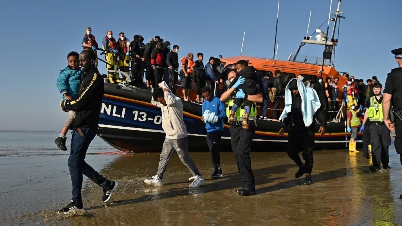 migrantes reino unido canal de la mancha