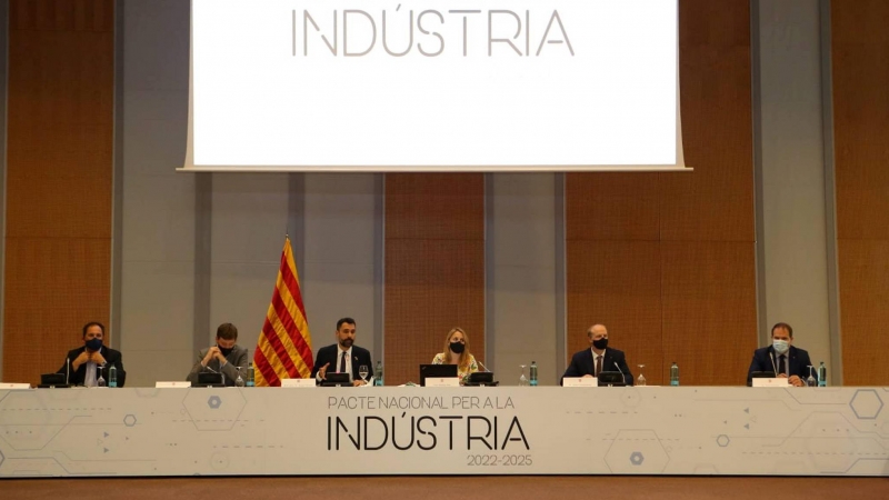 Acto del pacto Nacional por la Industria de Jordi Salinas