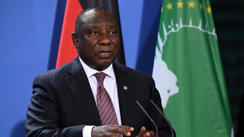 El presidente de Sudáfrica, Cyril Ramaphosa.