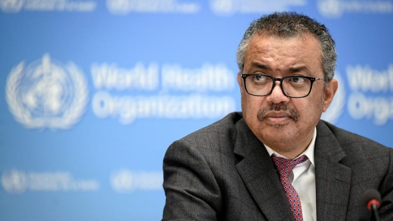 El director general de la Organización Mundial de la Salud, Tedros Adhanom Ghebreyesus.