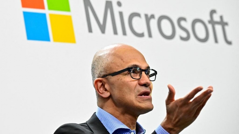 El CEO de Microsoft, Satya Nadella a 27 de febrero de 2019 en Berlín.