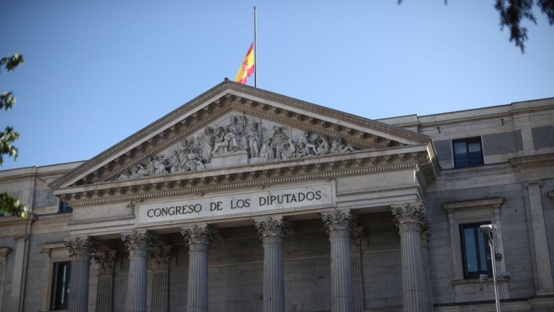 27/05/2020.- Imagen de archivo de la fachada del Congreso de los Diputados. Eduardo Parra / Europa Press