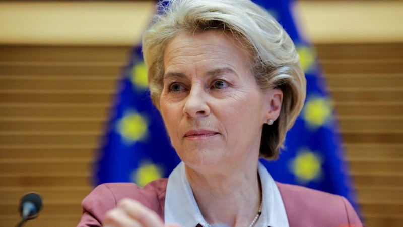 La presidenta de la Comisión Europea, Ursula von der Leyen.