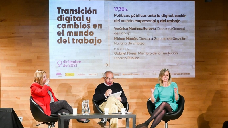 Miriam Martón, Gabriel Flores y Verónica Martínez.