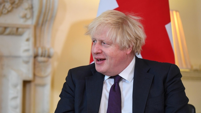 Boris Johnson, primer ministro del Reino Unido, 03 de diciembre de 2021.