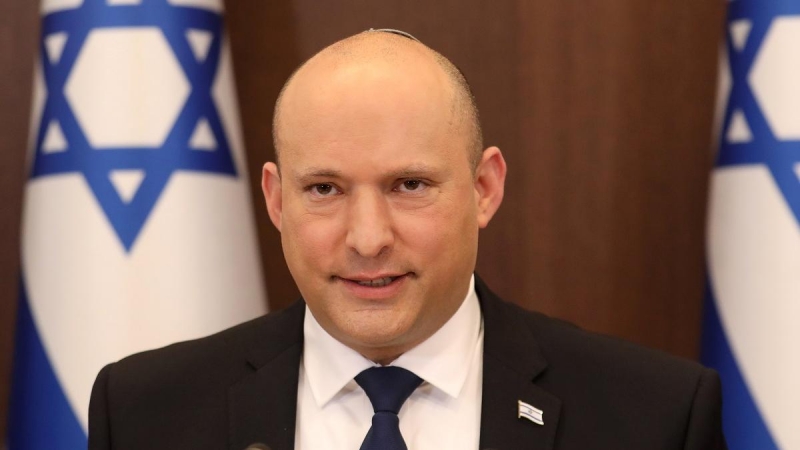 5/12/2021 El primer ministro israelí Naftali Bennett, durante una reunión semanal de su gabinete de Gobierno