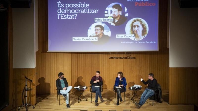 Debate del Institut Sobiranies y 'Público' sobre la democratización del Estado.