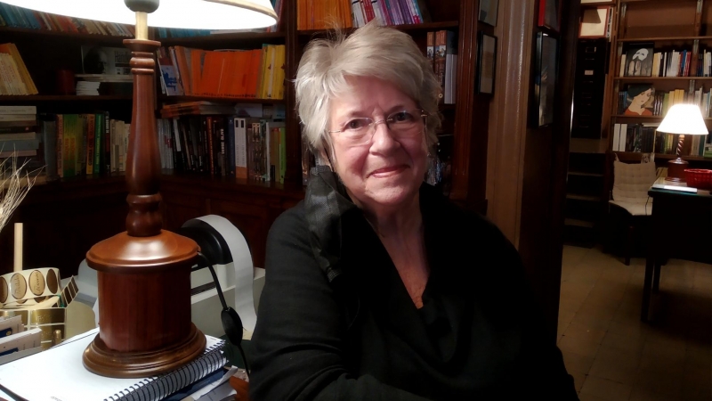 Lourdes Serrano, dueña de la librería Pérgamo de Madrid.