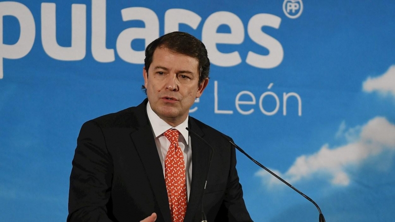El presidente de la Junta de Castilla y León y presidente del PP en la comunidad, Alfonso Fernández Mañueco
