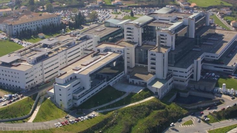 Imagen aérea del Hospital Clínico de Santiago.