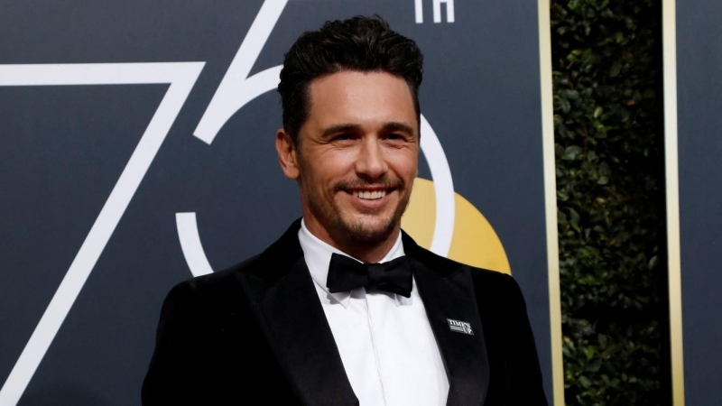 24/12/21. El actor James Franco durante la gala de los Globos de Oro en Los Ángles, a 7 de enero de 2018.