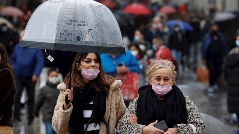 Mascarillas en Madrid