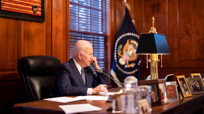 El presidente estadounidense Joe Biden, en una imagen del jueves 30 de diciembre.