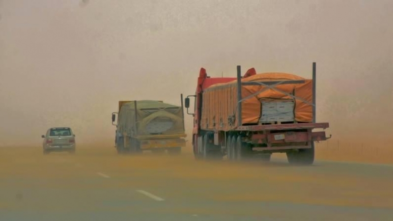 Camiones hacia Baréin