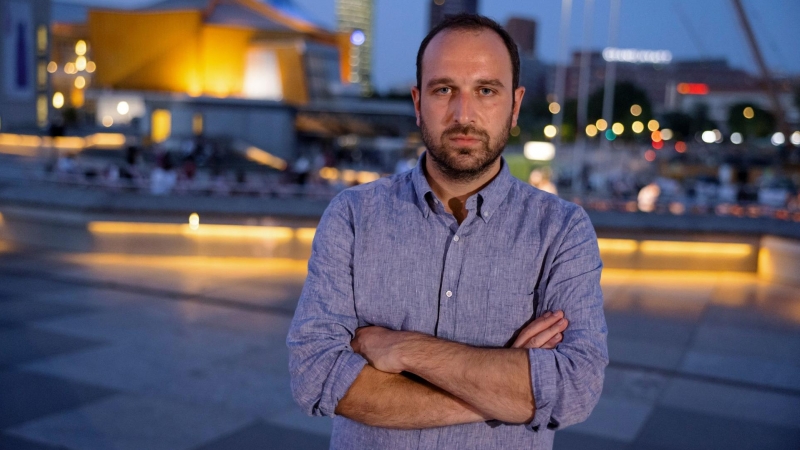 El director Alexander Koberidze en la Berlinale (Festival de Berlín)