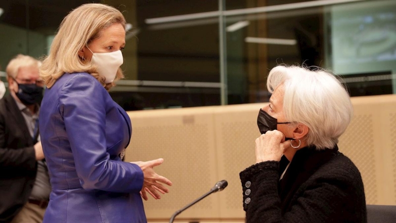 Nadia Calviño con Christine Lagarde