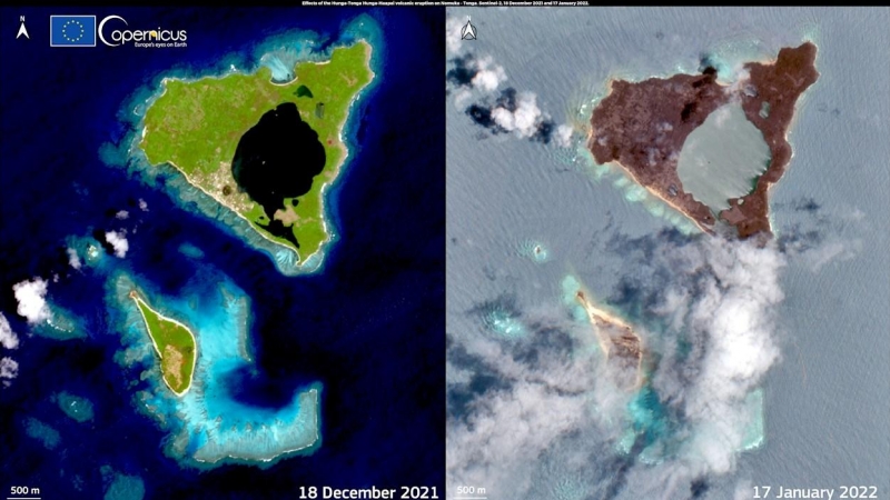 18/01/2022 El impacto de la erupción volcánica Hunga-Tonga
