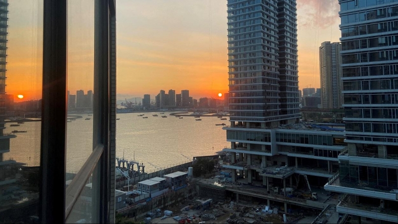 Vista de un edificio de viviendas en construcción en el área de Shekou, junto al puerto de Shenzhen, en la provincia china de Guangdong. REUTERS/David Kirton