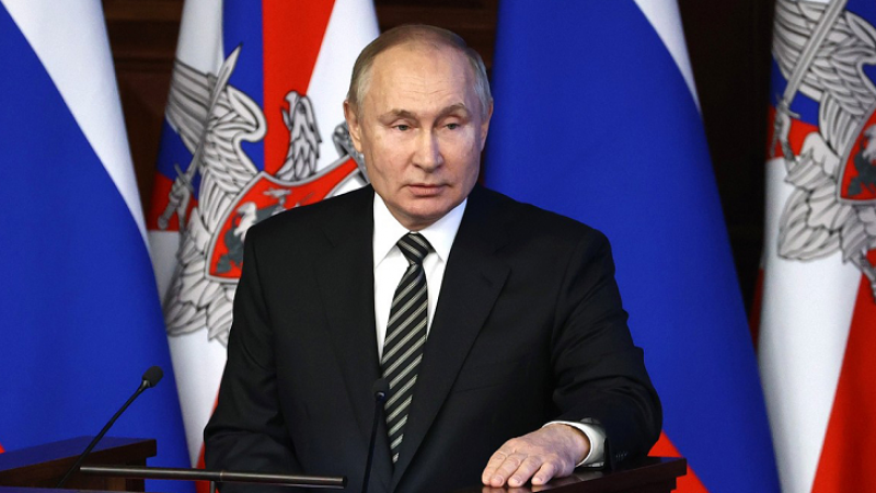 El presidente de Rusia, Vladimir Putin, a 21 de diciembre.