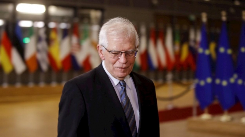 El alto representante de la Unión Europea (UE) para Asuntos Exteriores,  Josep Borrell, este lunes 24 de enero.