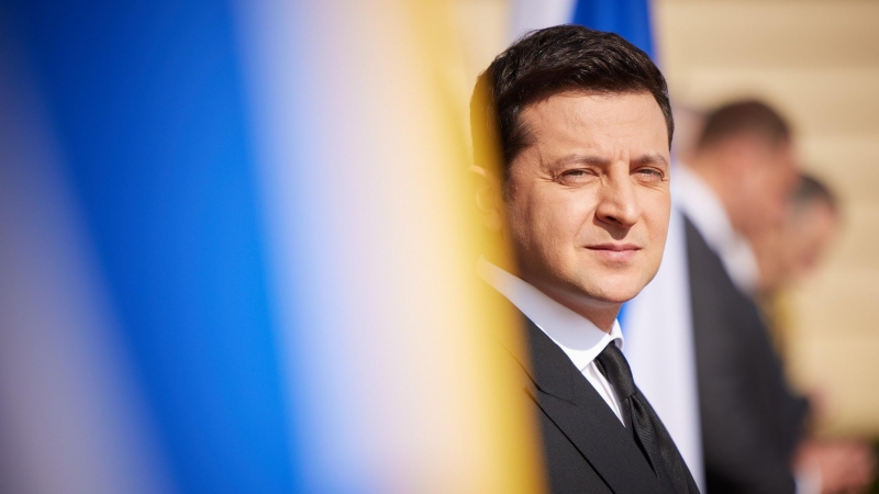 05/10/2021 El presidente de Ucrania, Volodymyr Zelensky, en una imagen de archivo