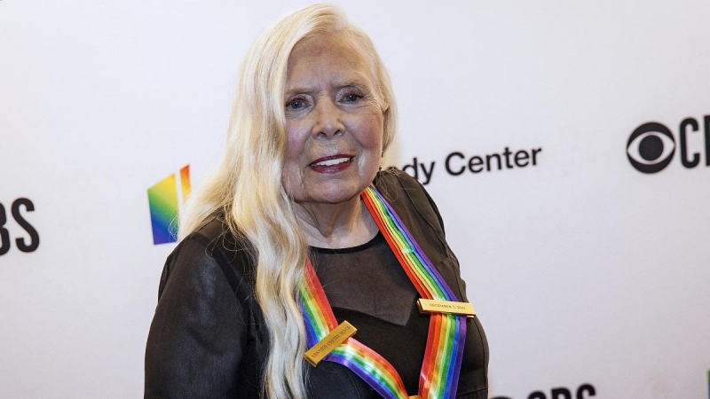 5/12/2021 Joni Mitchell, a su llegada a la entrega de los galardones Kennedy Center Honors celebrada en Washington