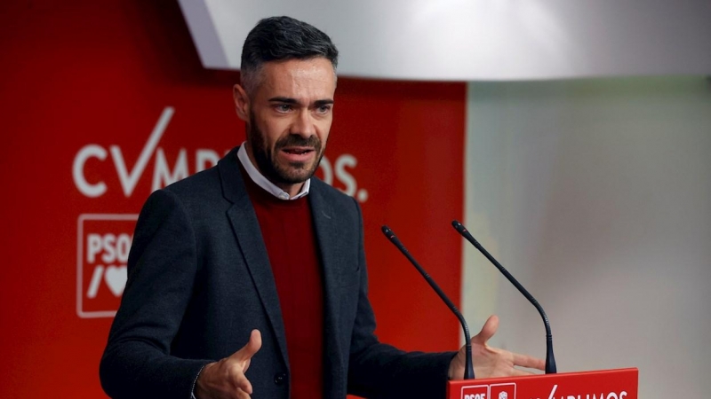 El portavoz de la Ejecutiva del PSOE, Felipe Sicilia.