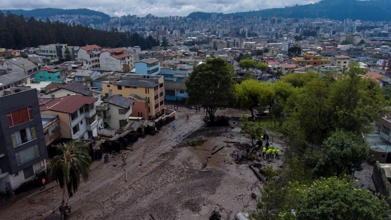 Avalancha en Quito