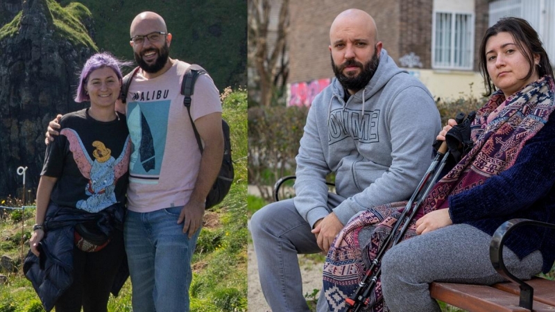 El antes y después de Bárbara Llorente y Miguel Méndez, afectados de covid persistente