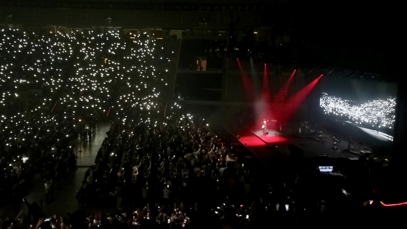 02/02/2022 - El canadenc Bryan Adams, al concert del Palau Sant Jordi.