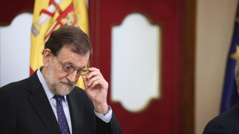 Mariano Rajoy en una imagen de archivo durante un acto homenaje en el Congreso a las víctimas del terrorismo, el 27 de junio de 2017.