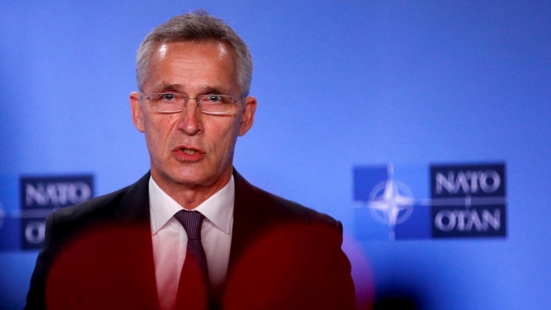 El secretario general de la OTAN, Jens Stoltenberg, durante una rueda de prensa en la sede de la organización militar en Bruselas. REUTERS/Johanna Geron