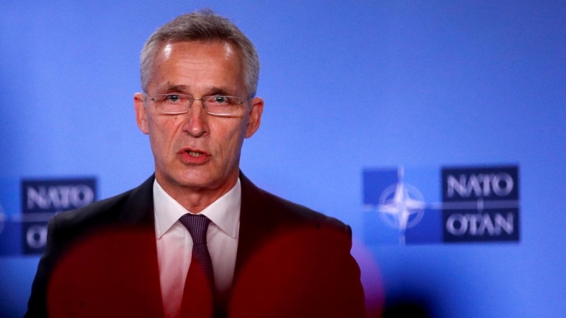 El secretario general de la OTAN, Jens Stoltenberg, durante una rueda de prensa en la sede de la organización militar en Bruselas. REUTERS/Johanna Geron