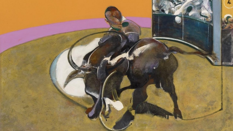 Detalle del cuadro 'Estudio para corrida no 1' (1969), de Francis Bacon.