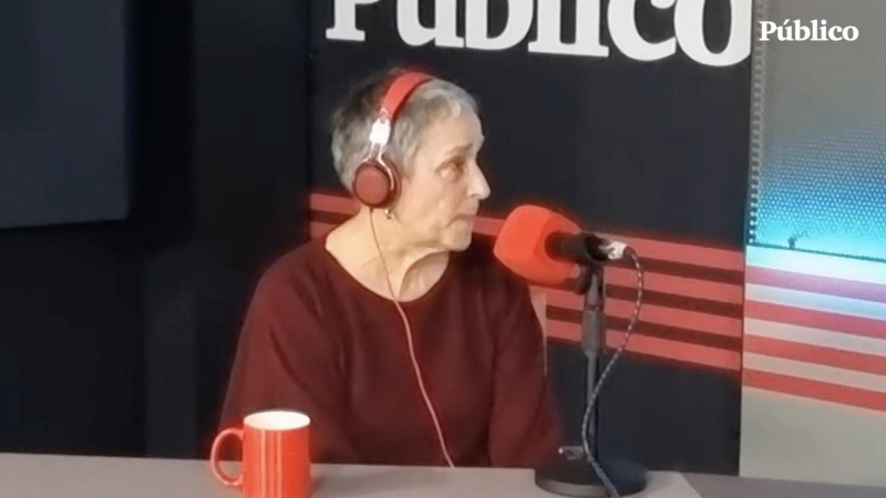 Leonor García durante su entrevista en 'La Base'.