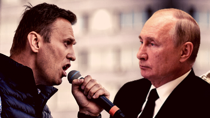 Alexei Navalny y Vladímir Putin