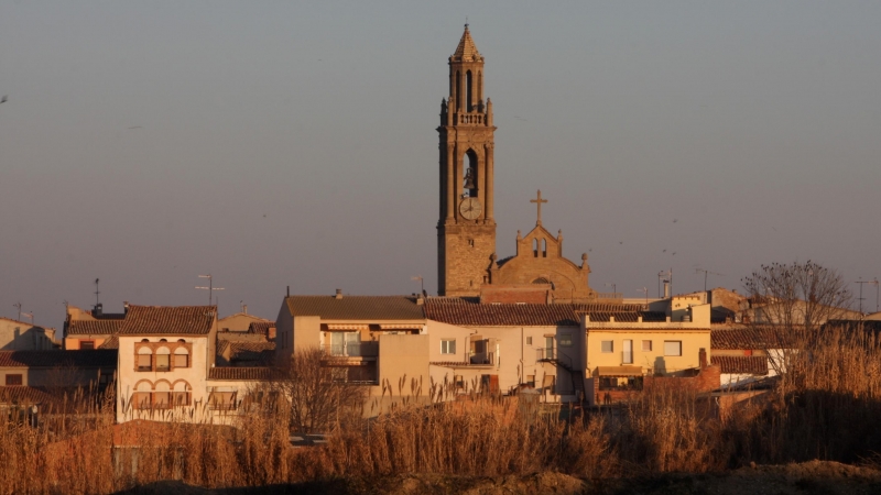 Panoràmica del municipi de Montgai, a la Noguera.