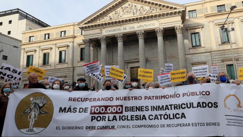 Manifestación inmatriculaciones en Madrid