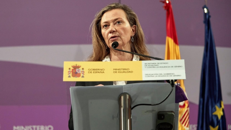La delegada del Gobierno contra la Violencia de Género, Victoria Rosell, da a conocer los datos del mes de enero del 016 y analiza la situación de la violencia machista en España (17/02/2022).