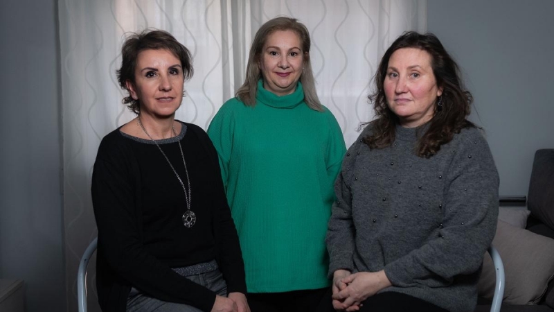 Elena Fernández, Susana Sánchez y Raquel Carmona, tres de las mujeres que van a demandar a Bayer