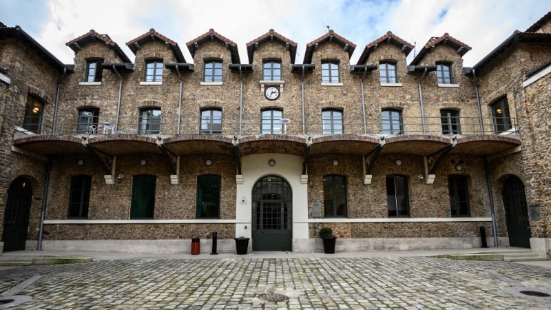 El patio de honor de la Prisión de la Santé en París, a 6 de noviembre de 2020.
