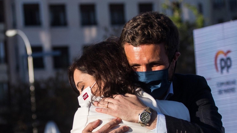 Pablo Casado e Isabel Díaz Ayuso