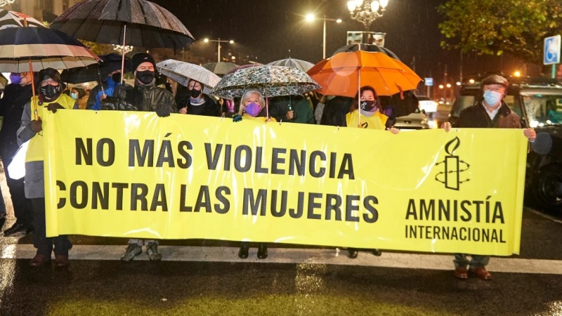 (25/11/2021) Manifestaciones en España contra la violencia machista por el 25-N